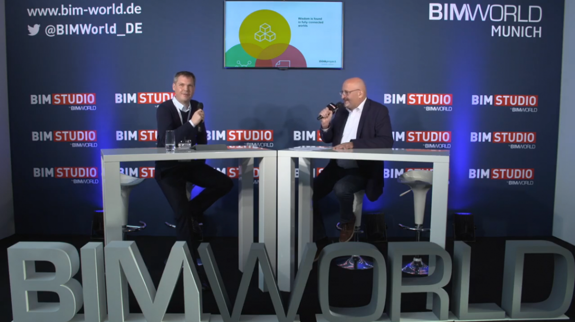 BIM World MUNICH 2019 - Interview Sven-Eric Schapke, thinkproject! GmbH