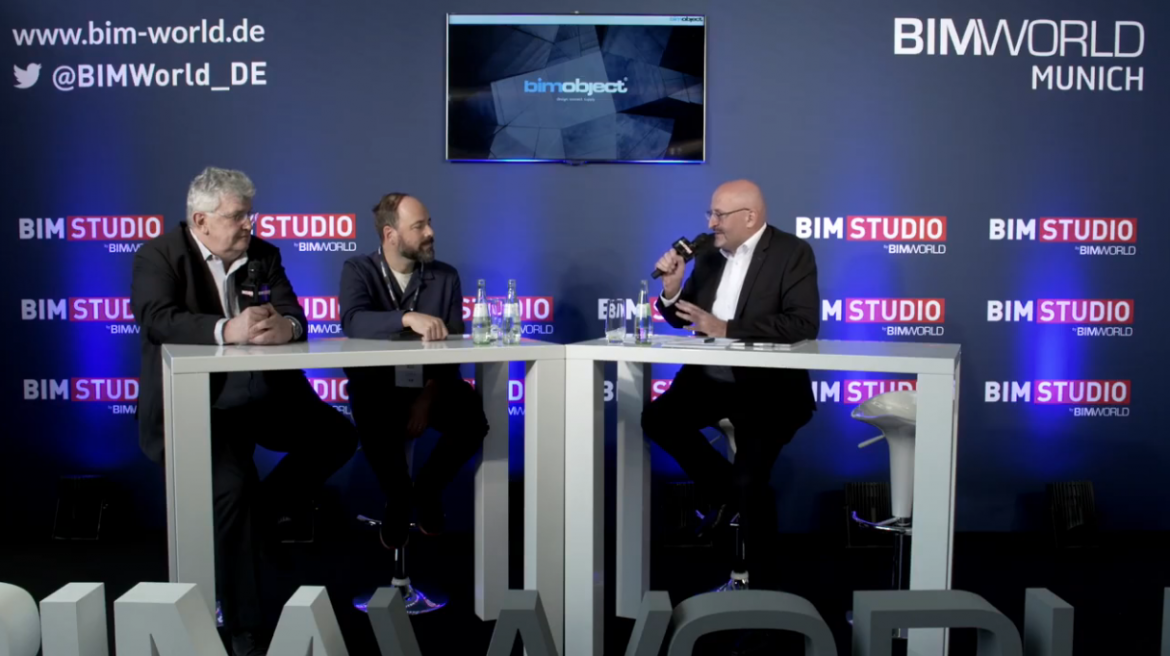 BIM World MUNICH 2019 - Interview Johannes Reischbock & Carl Silbersky, BIMobject