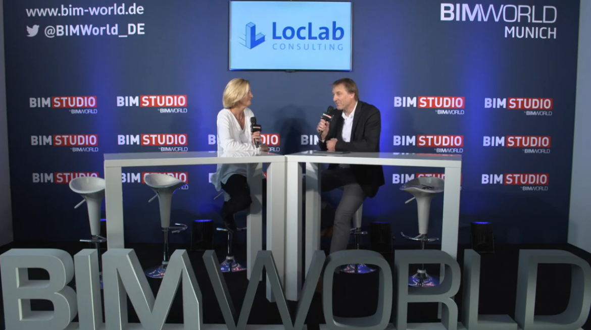 BIM World MUNICH 2019 - Interview Dr. Ilka May, LocLab