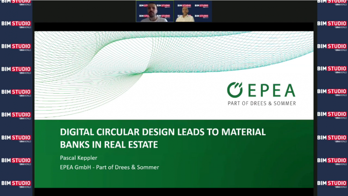 Digital Circular Design leads to Material Banks in Real Estate - Pascal Keppler, EPEA