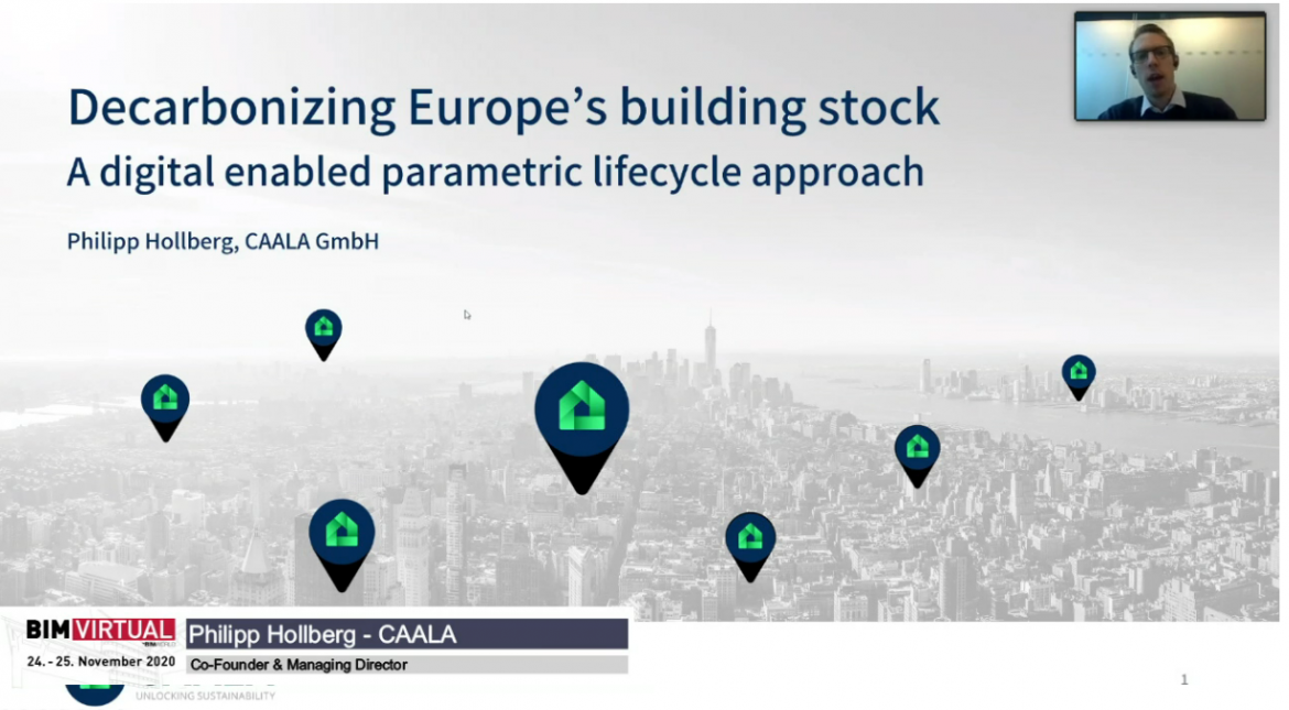 CAALA: Decarbonizing Europe´s building stock - A digital enabled parametic lifecycle apporach