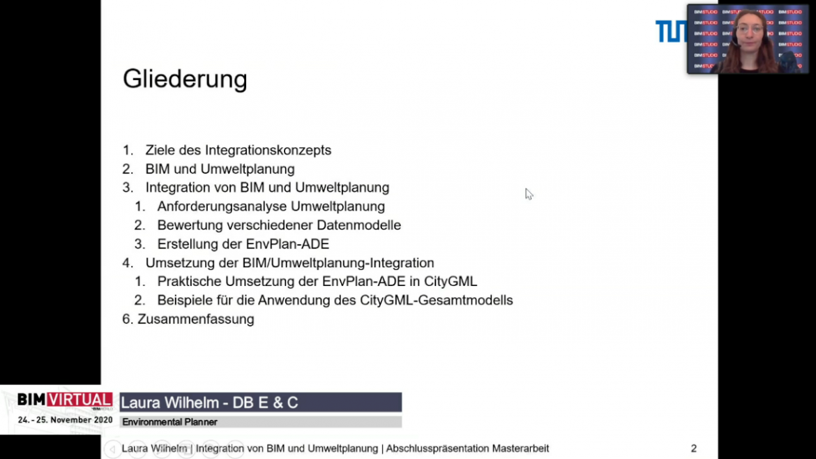 DB Engineering & Consulting: Integration von BIM und GIS in der Umweltplanung anhand der DB