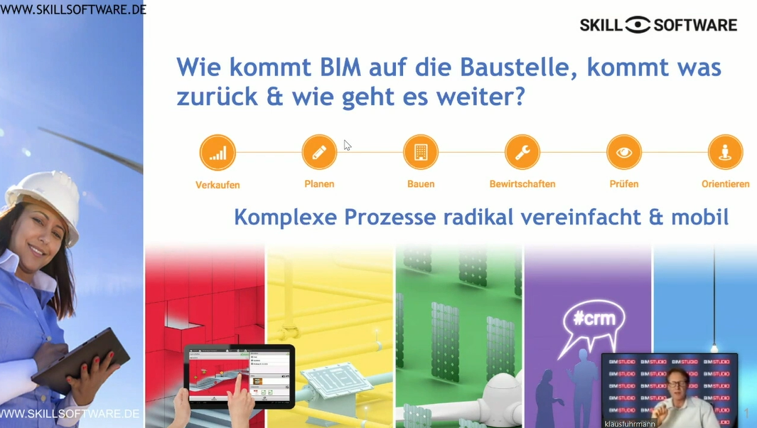 Wie kommt BIM auf die Bausstelle - Skill Software