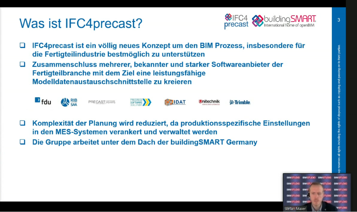 IFC4precast - Schnittstelle für die Fertigteilproduktion - buildingSMART