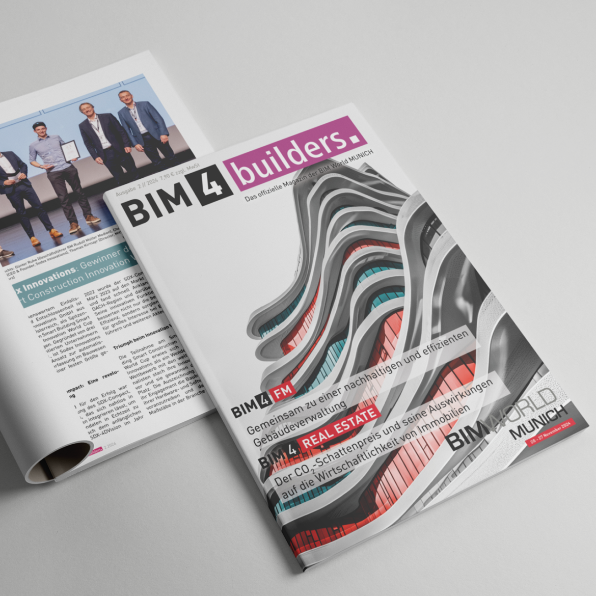 Jetzt Ausgabe 2/2024 des BIM4builders. Magazins lesen!